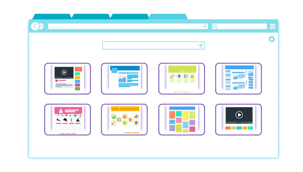 6 Traditional Formats of Website Design visual