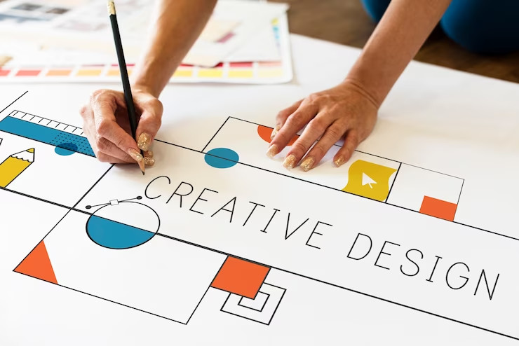 creative design designer man working