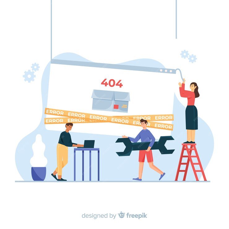 error concept landing page