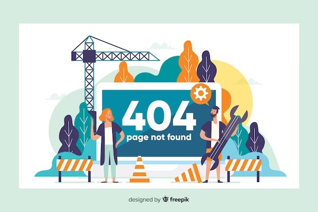 error concept landing page