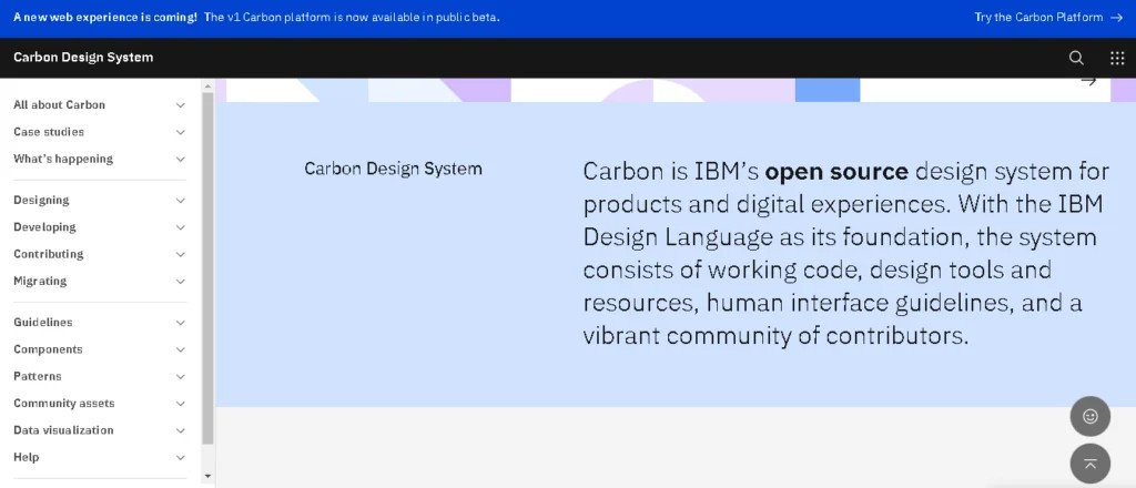 9- IBM Carbon Design visual
