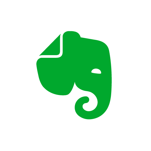 b) Evernote visual