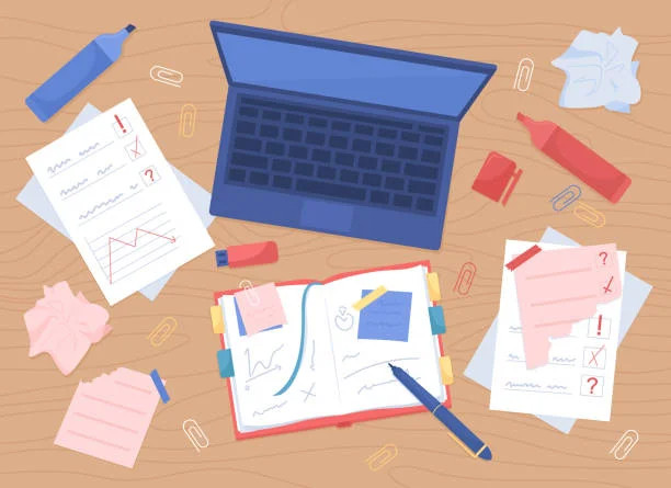 Too Much Content Cluttering the Web Design visual