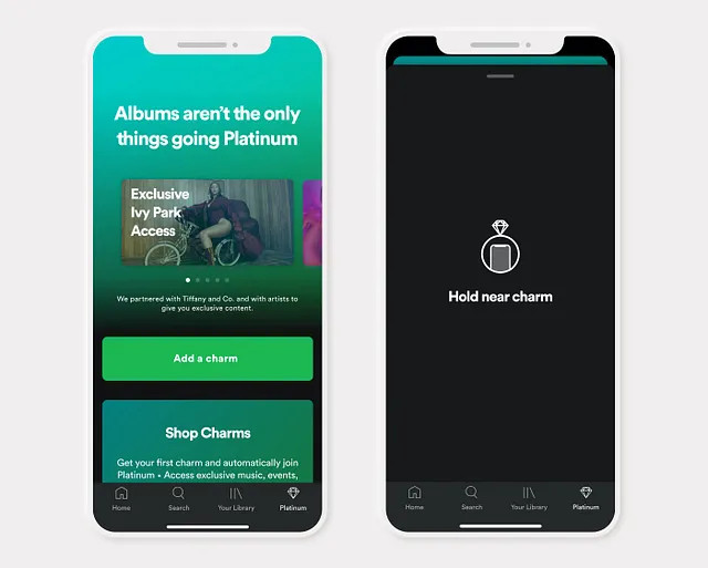 Spotify x Tiffany visual