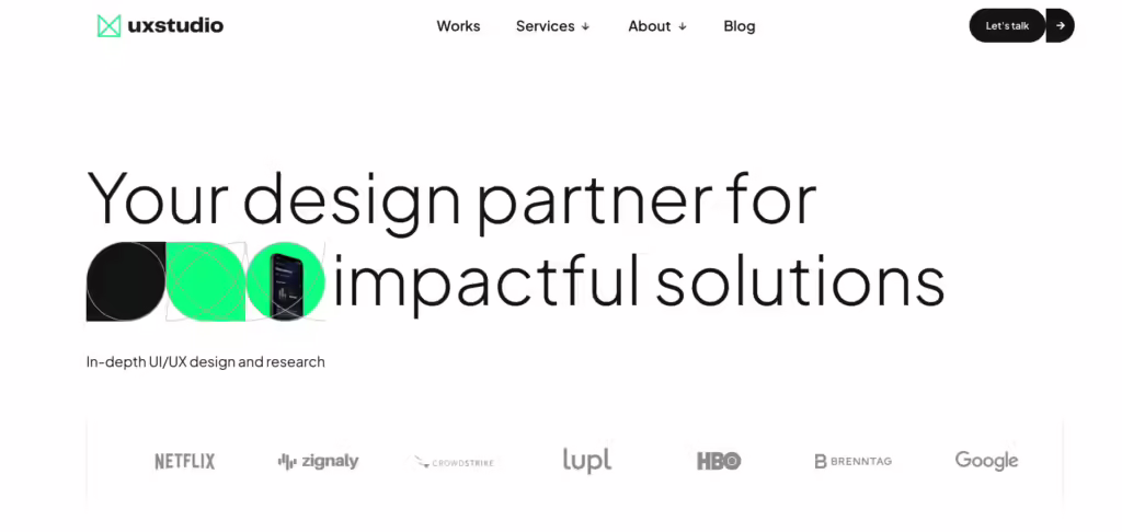 UX Studio visual