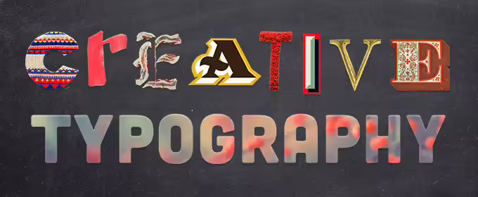 Creative Typography visual