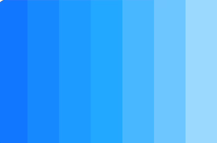 2- Blue: Trust, Calm and Security visual