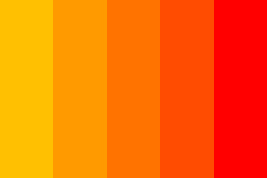 5- Orange: Creativity, Enthusiasm and Warmth visual