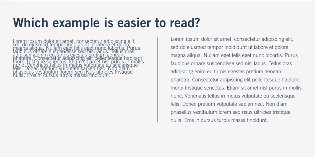 Whitespace visual