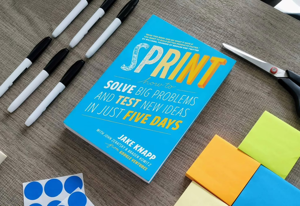 Sprint: How to Solve Big Problems and Test New Ideas in Just Five Days by Jake Knapp visual